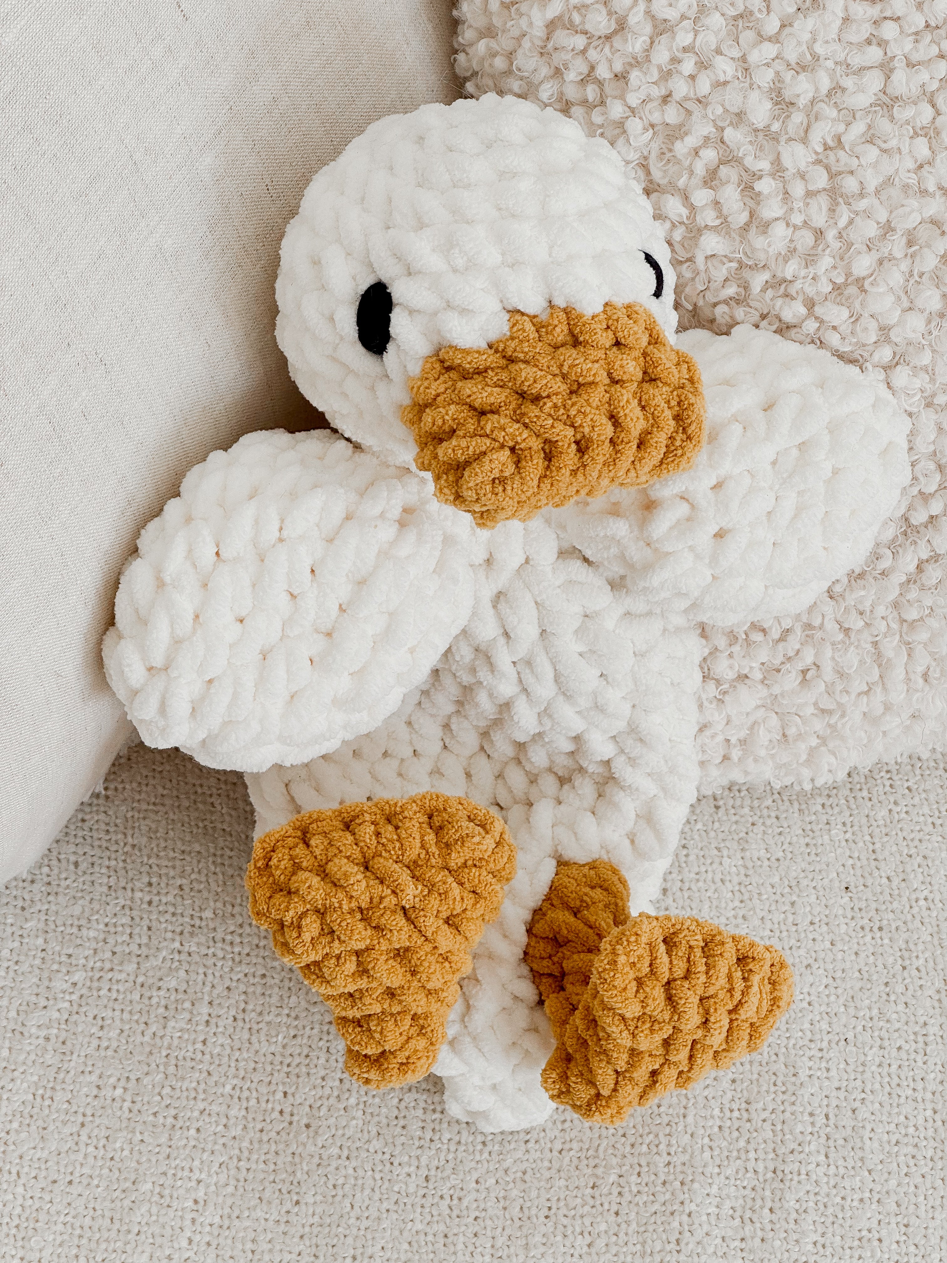 Della Duck | White + Mustard
