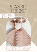 Mini Moo Blankie Friend Crochet Pattern By Elston and Lonnie