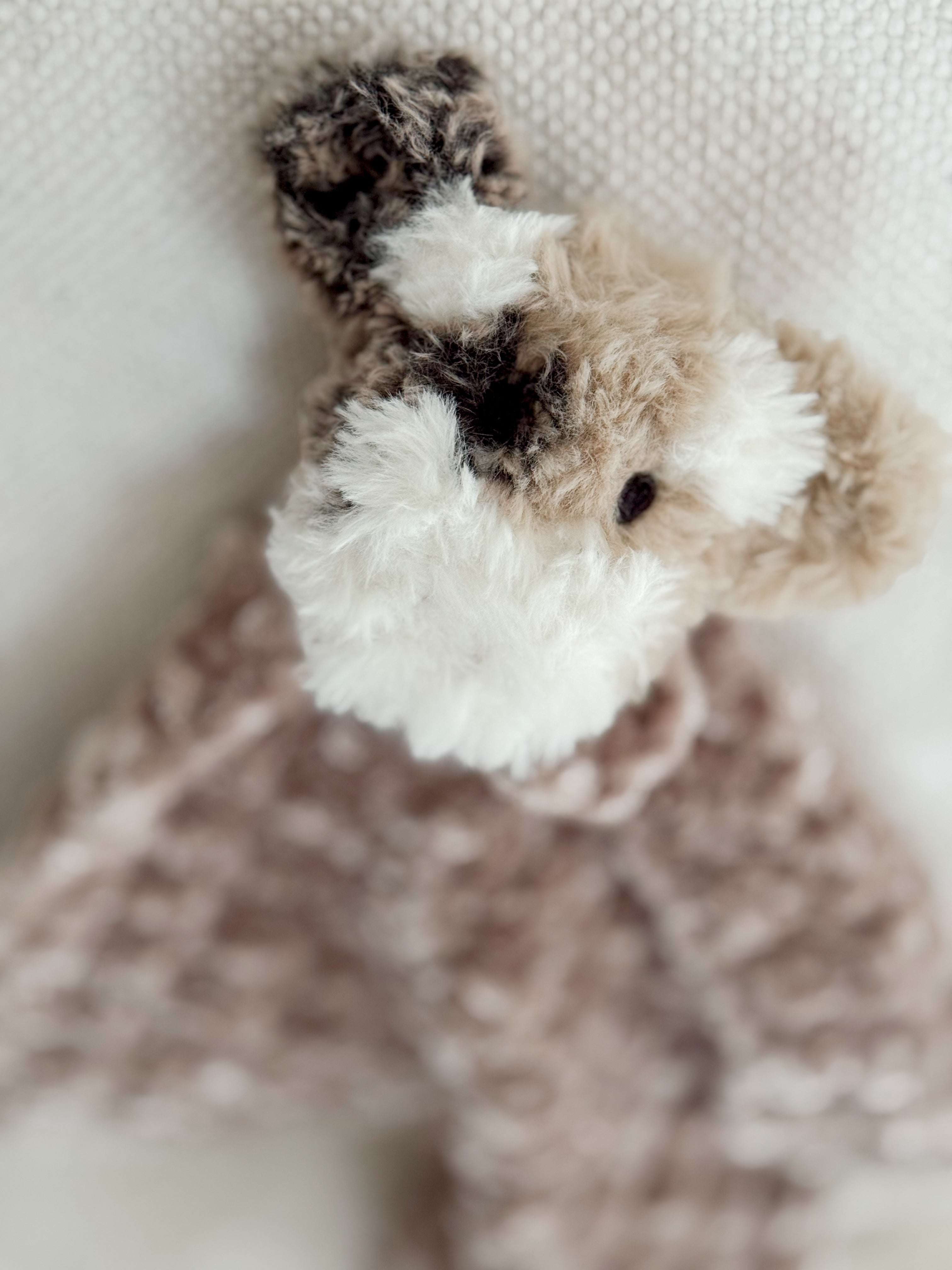 Mini Moo Blankie Friend Crochet Pattern By Elston and Lonnie