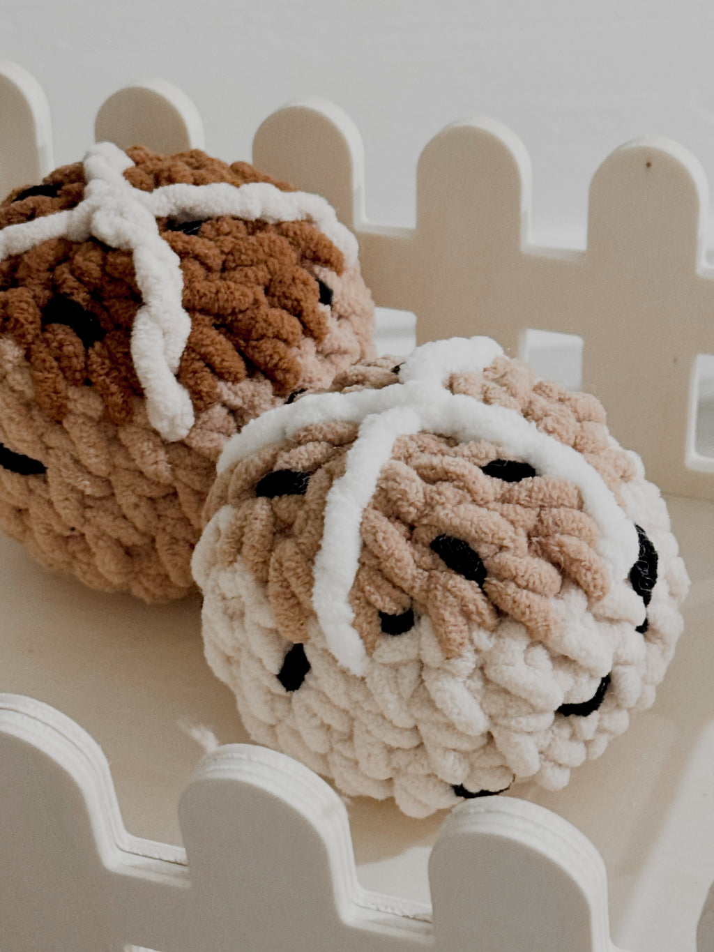 Hot Cross Bun Crochet Pattern
