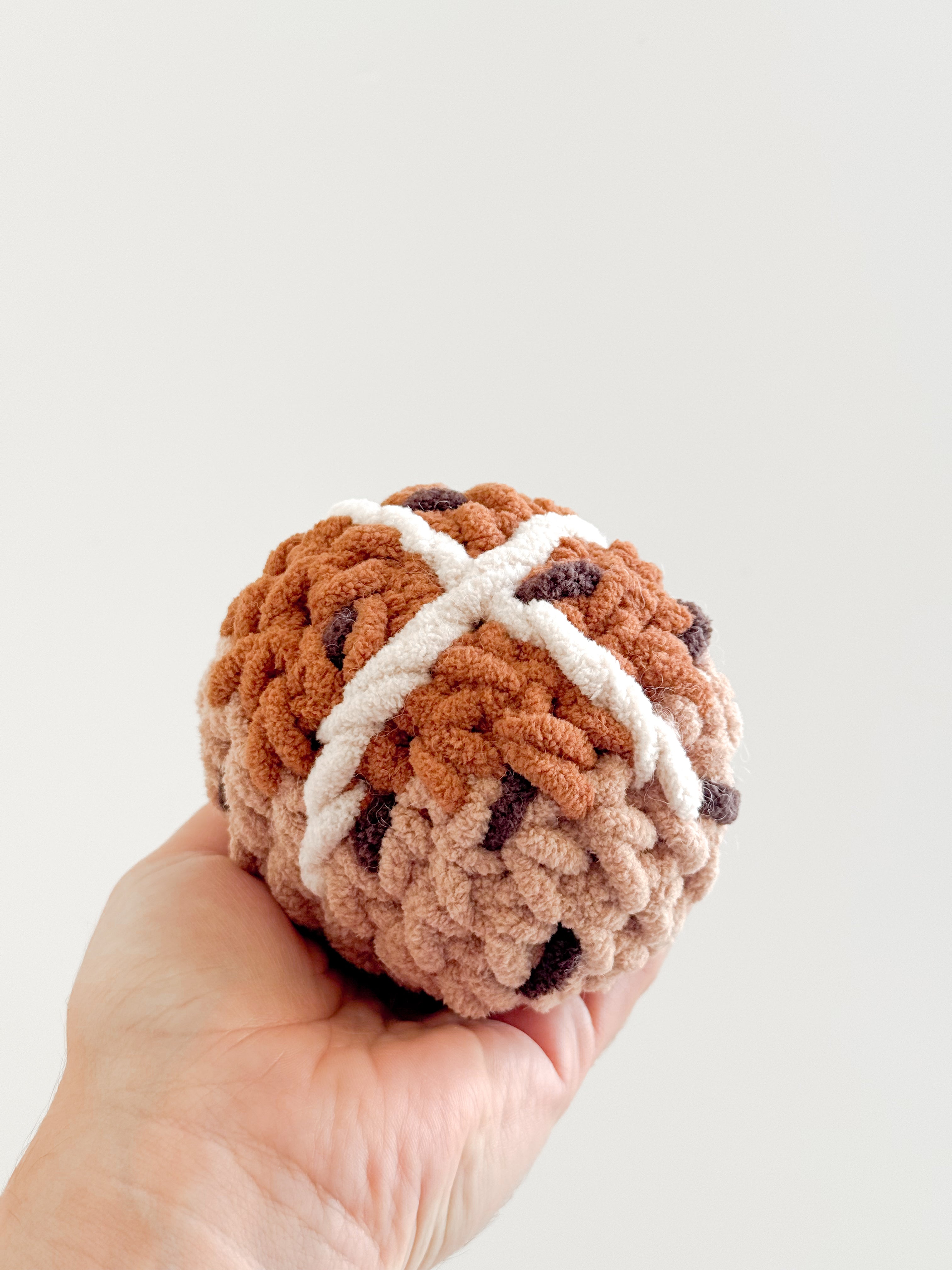 Hot Cross Bun Crochet Pattern