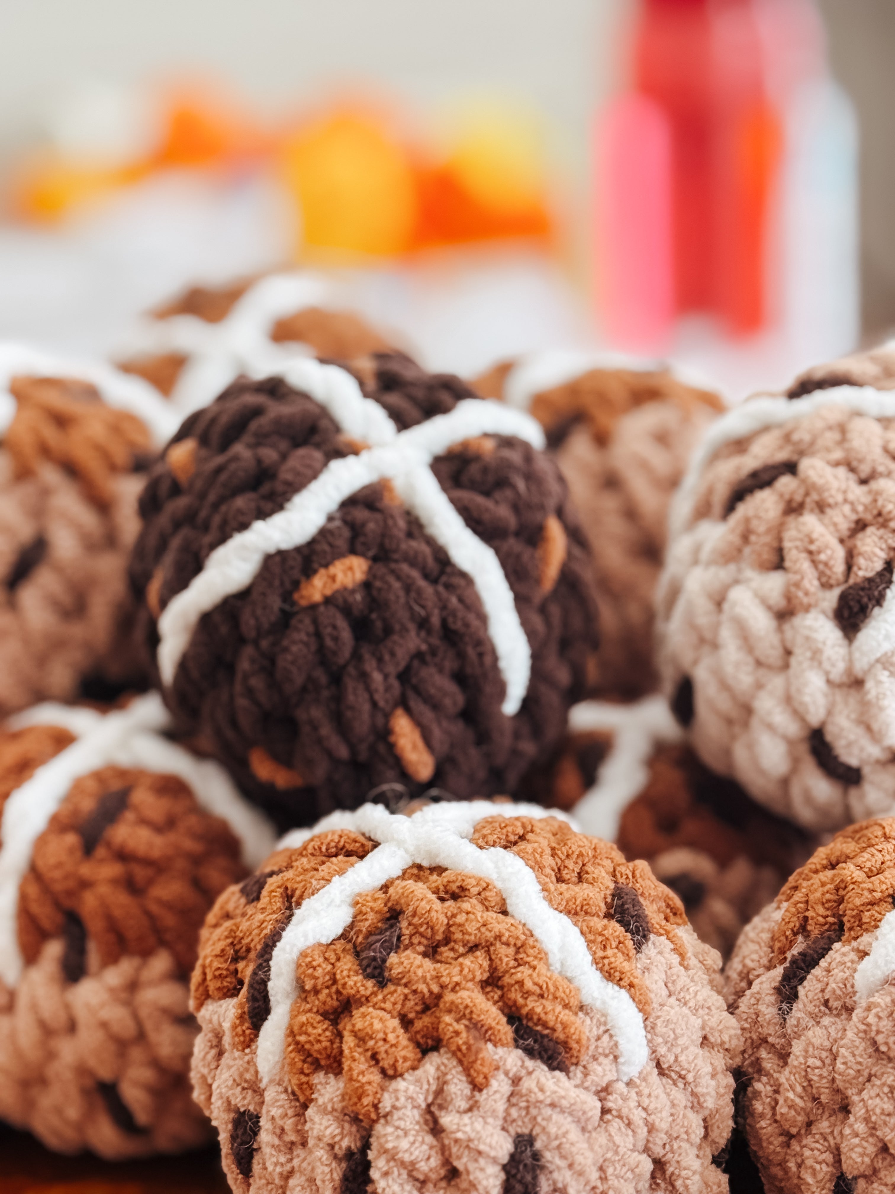 Hot Cross Bun Crochet Pattern